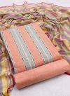 Orange Colour LV New Designer Cotton Daily Wear Dress Material Collection LV5157